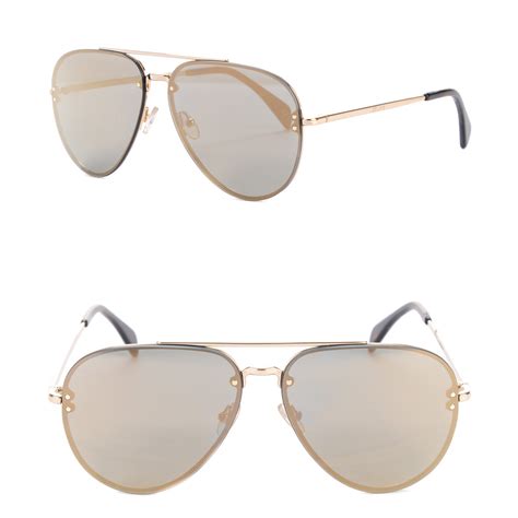 celine mirror aviator sunglasses cl 41391 s gold grey|CELINE Acetate Mirror Aviator Sunglasses CL41391/S Gold Grey .